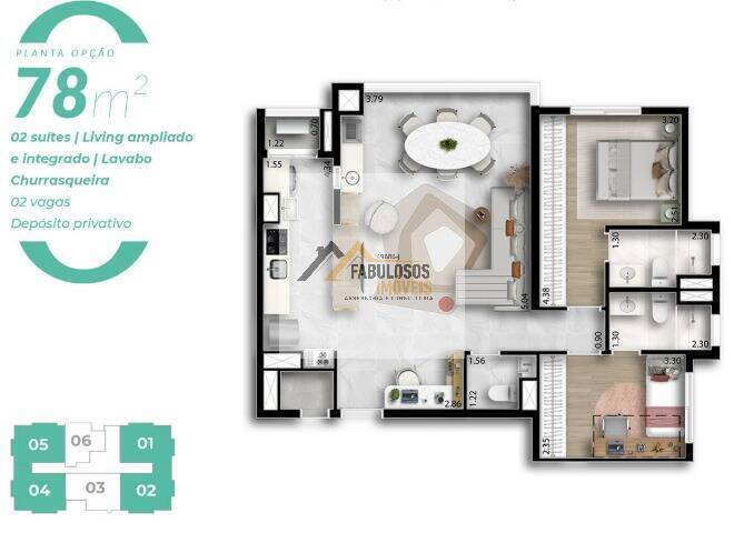 Apartamento, 1 quarto, 65 m² - Foto 32