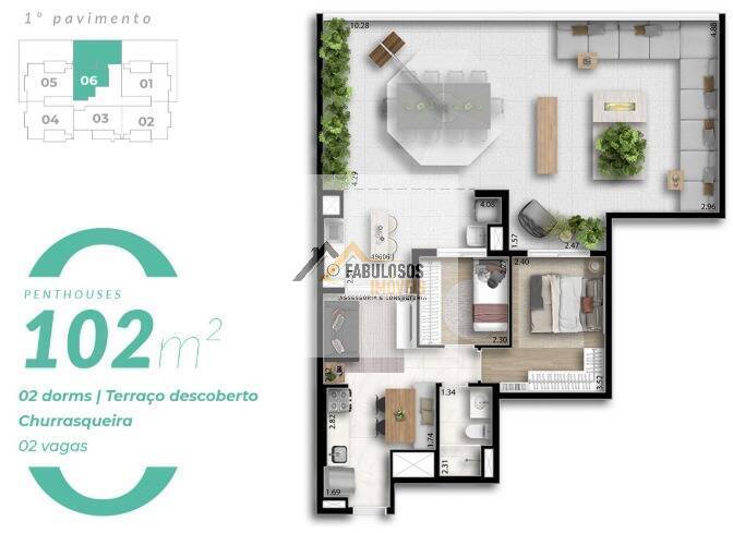 Apartamento, 2 quartos, 49 m² - Foto 34