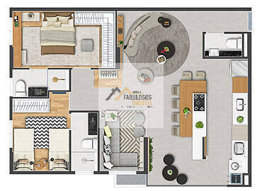 Apartamento, 2 quartos, 65 m² - Foto 41