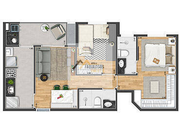 Apartamento, 2 quartos, 65 m² - Foto 42