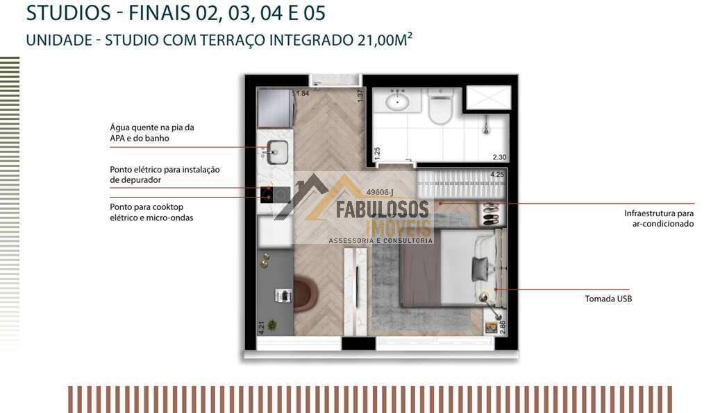 Apartamento, 1 quarto, 21 m² - Foto 23