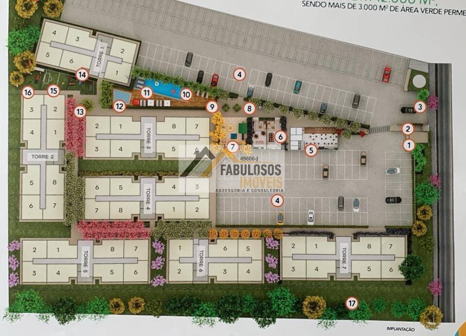 Apartamento à venda com 2 quartos, 41m² - Jardim da Glória,Cotia