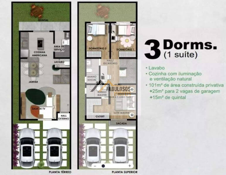 Casa à venda com 3 quartos, 102m² - Granja Viana,Cotia
